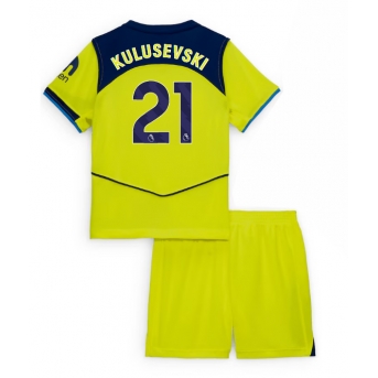 Billige Fotballdrakt Tottenham Hotspur Dejan Kulusevski #21 Replika Tredjedraktsett Barn 2025-26 Kortermet (med bukser)